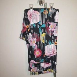 nwt teen girl leggings, black w/ floral, size XL(14-16) plus, brand- a… K-164